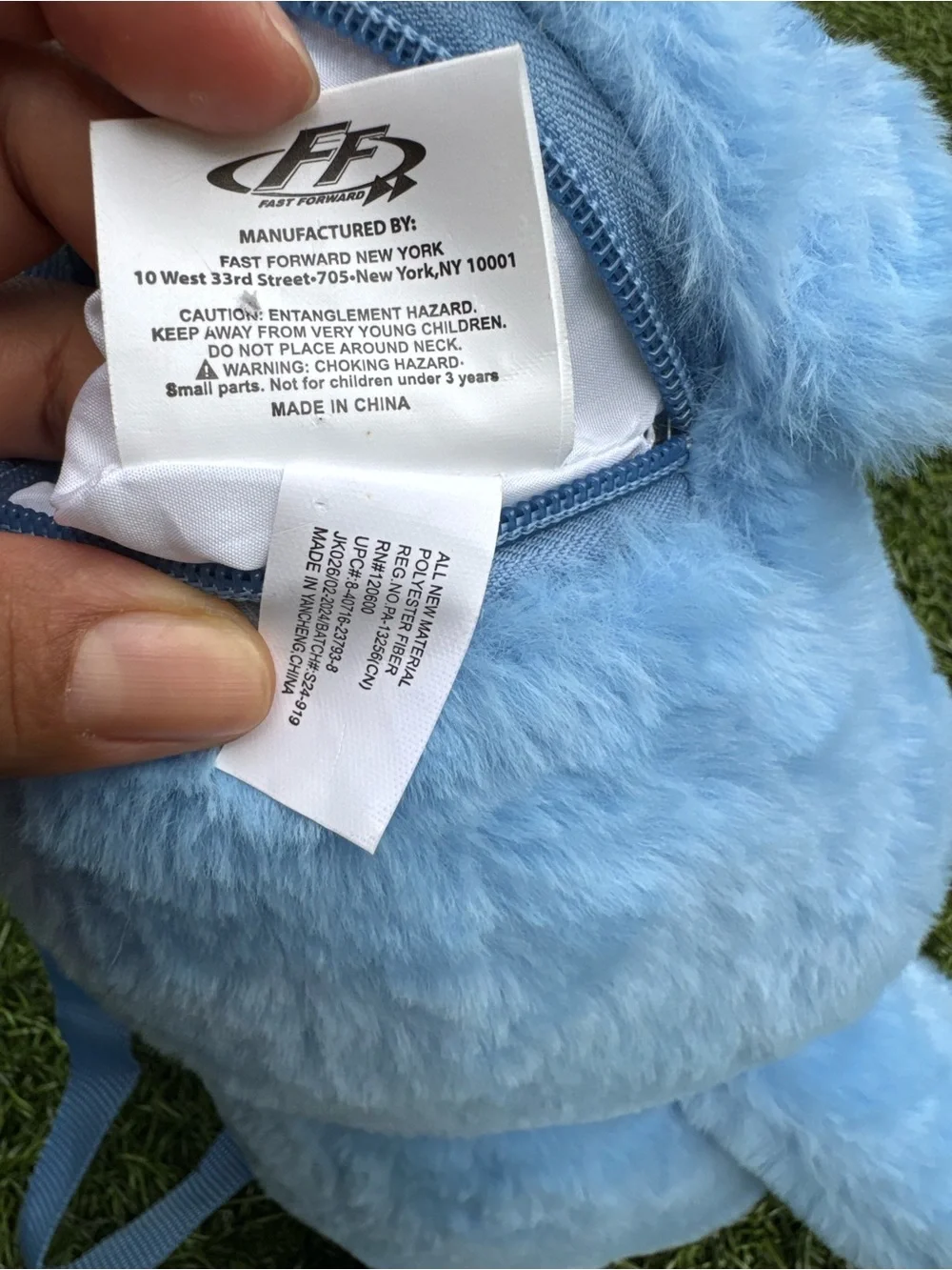 🩵Care Bears Grumpy Bear Plush Backpack 18